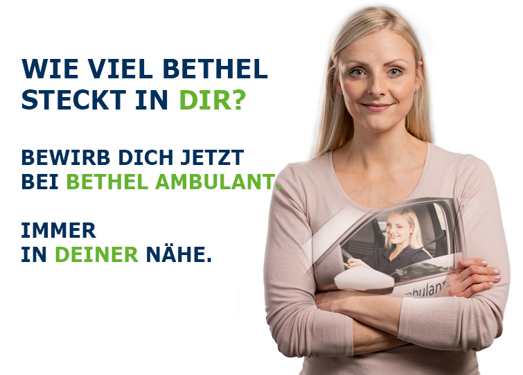 Du bist Pflegefachkraft und gerne fr andere unterwegs? Dann bewirb dich jetzt bei Bethel und untersttze Menschen jeden Alters im Raum Bielefeld durch ambulante Pflege.